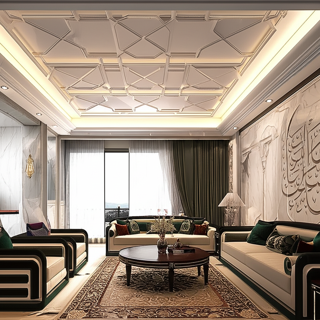 تصميم داخلي فاخر - شركة ديكور الرياض